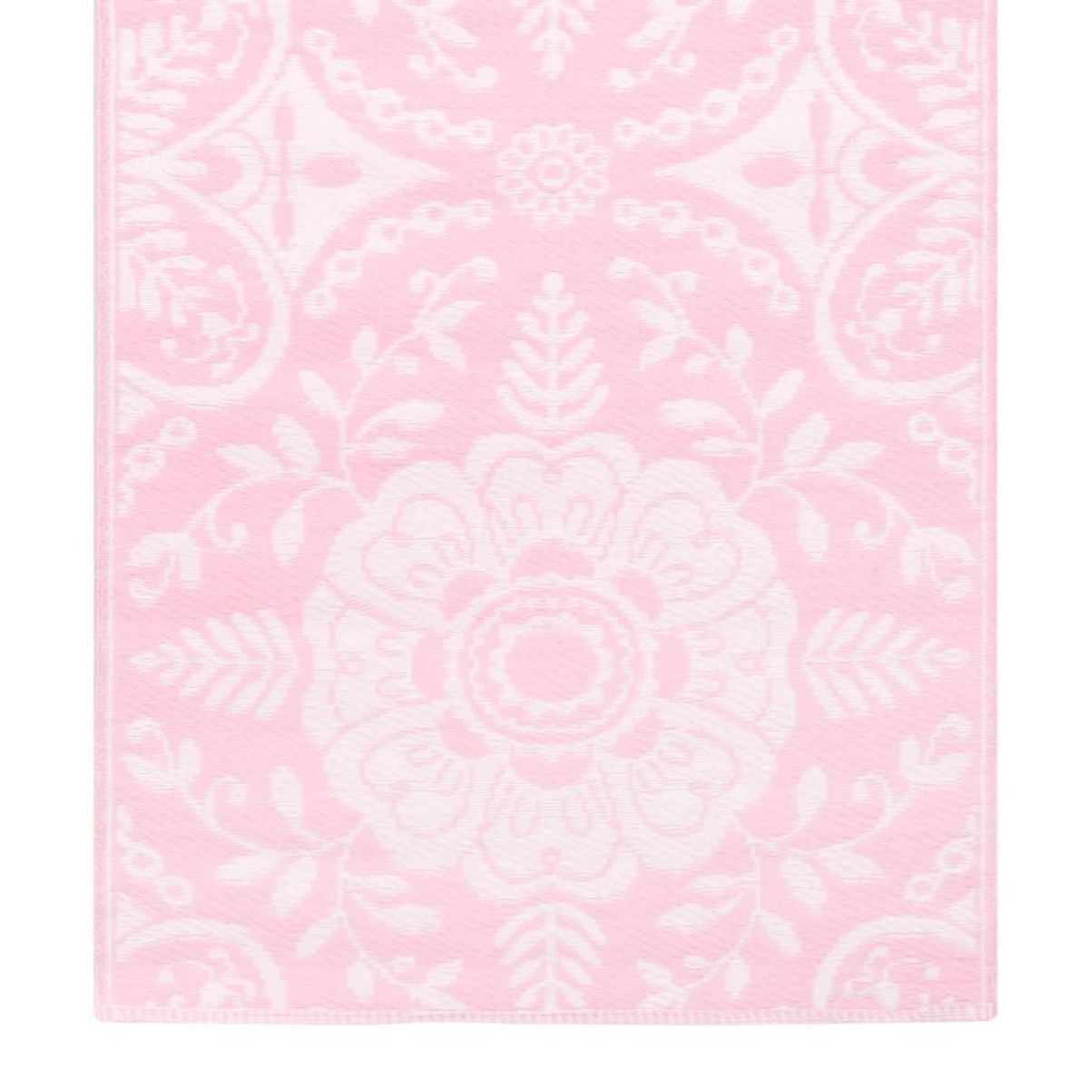 VIDAXL Tapis d'exterieur ARAKIL rose 80x150 cm PP