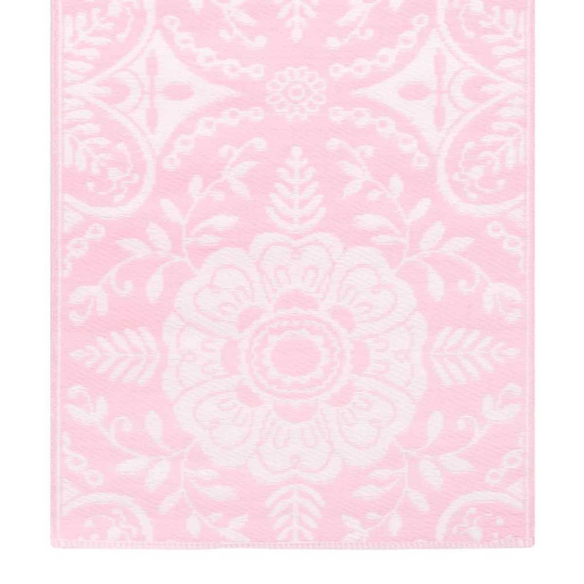 VIDAXL Tapis d'exterieur ARAKIL rose 80x150 cm PP