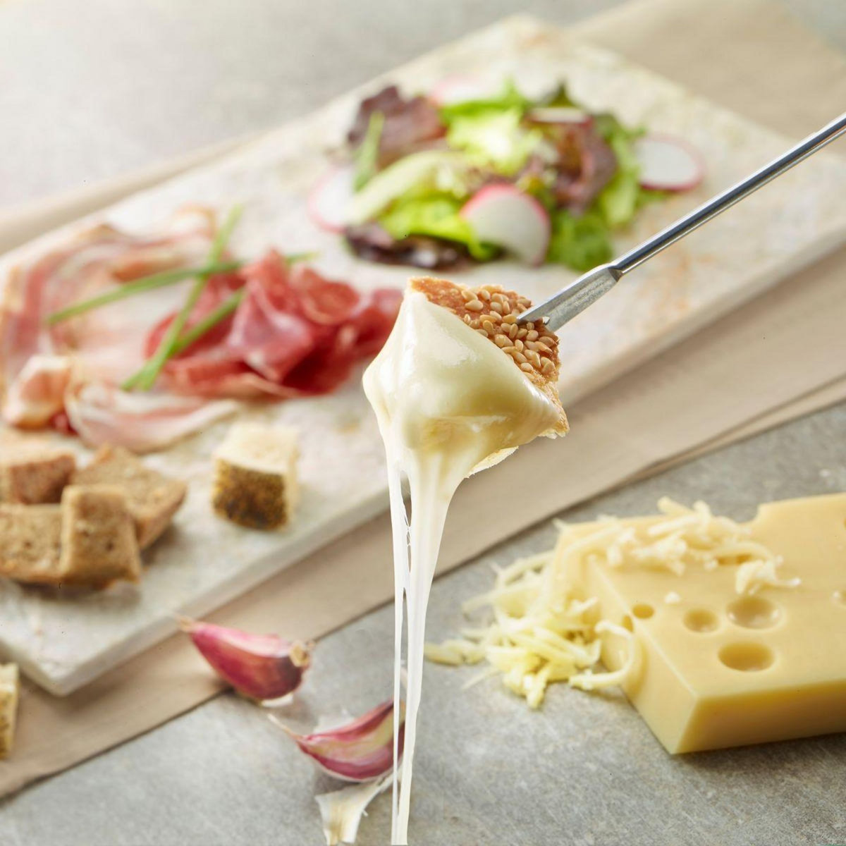 LAGRANGE Pique à fondue 10 fourchettes fondue classic