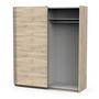 Voir la diapositive 4 : Armoire 2 portes coulissantes L180 cm THIBAULT