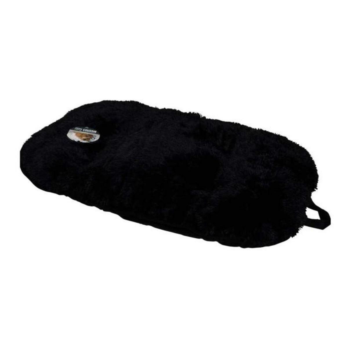 Paris Prix Coussin pour Chien & Chat  Fluffy  87cm Noir