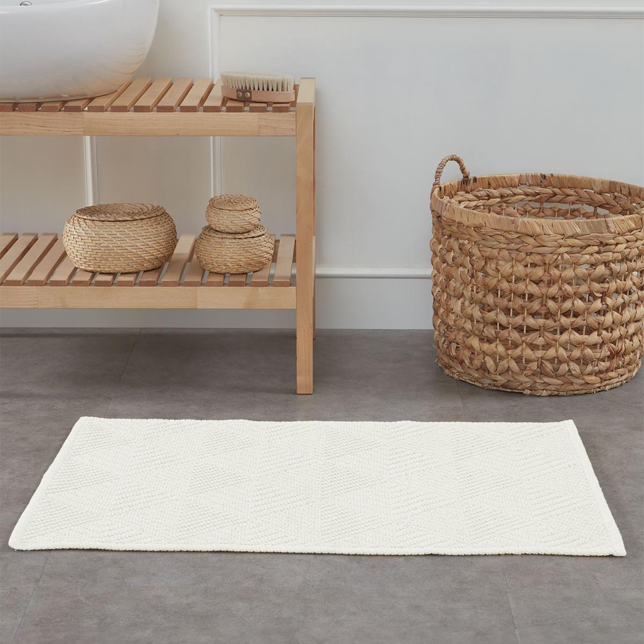 Voir la diapositive 3 : Sensei Maison Tapis en coton antidérapant 1350 g/m² PUNTO DESIGN