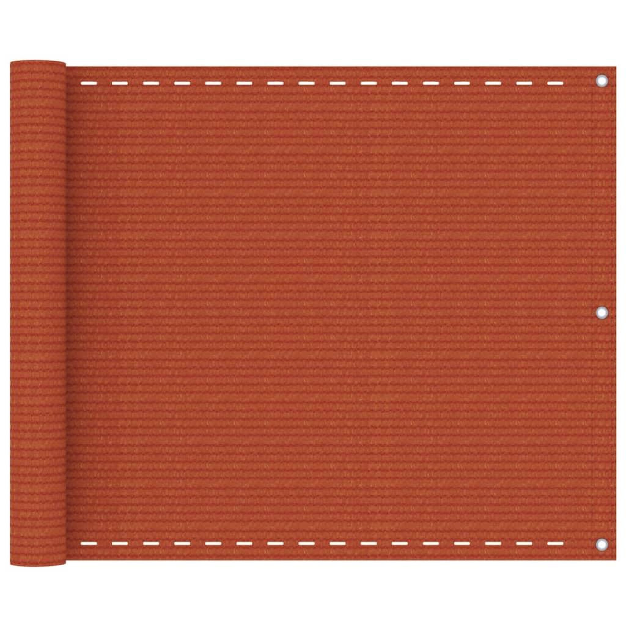Voir la diapositive 1 : VIDAXL Ecran de balcon Orange 75x500 cm PEHD