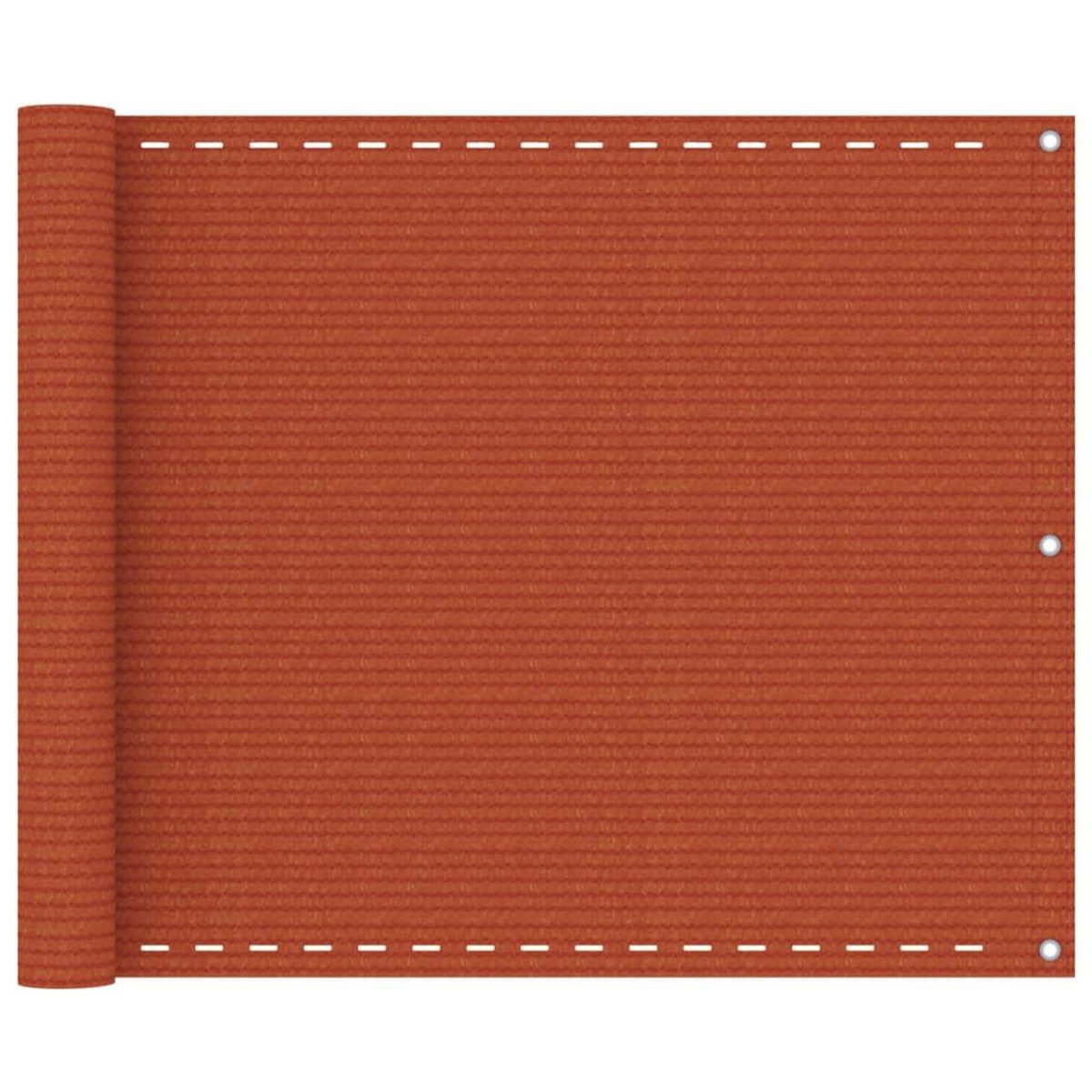 VIDAXL Ecran de balcon Orange 75x500 cm PEHD