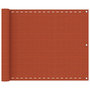 Voir la diapositive 1 : VIDAXL Ecran de balcon Orange 75x500 cm PEHD