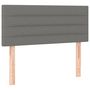 Voir la diapositive 2 : VIDAXL Tete de lit Gris fonce 100x5x78/88 cm Tissu