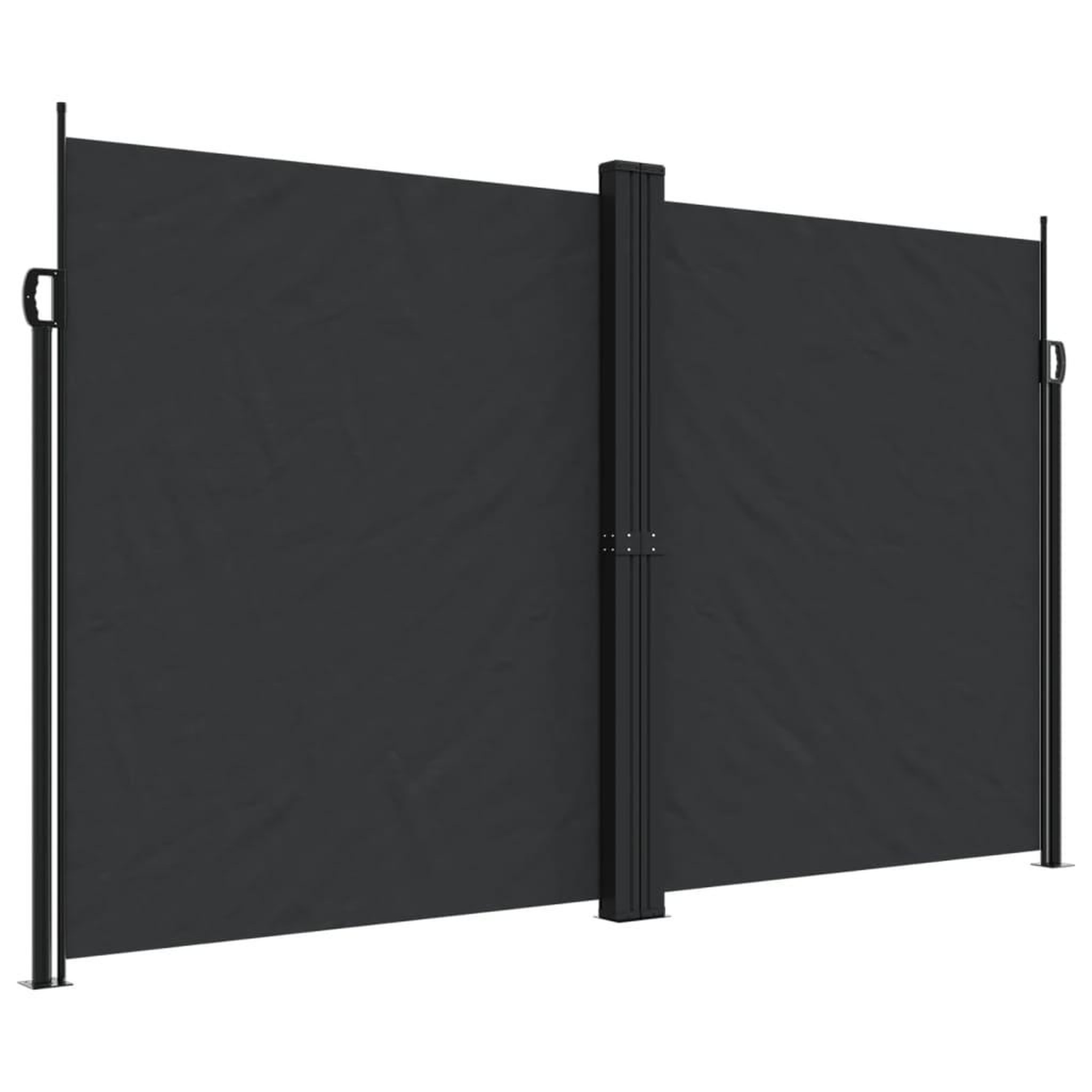 Voir la diapositive 2 : VIDAXL Auvent lateral retractable noir 200x600 cm
