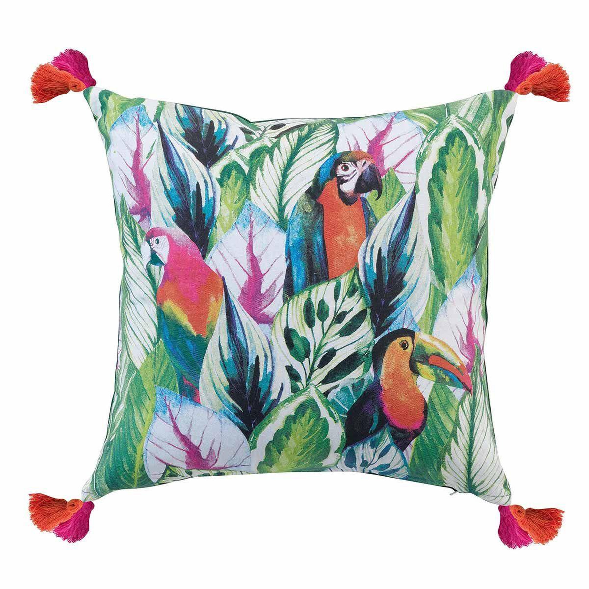Voir la diapositive 1 : Douceur d'Intérieur Coussin déco  jungolista  45x45cm multicolore