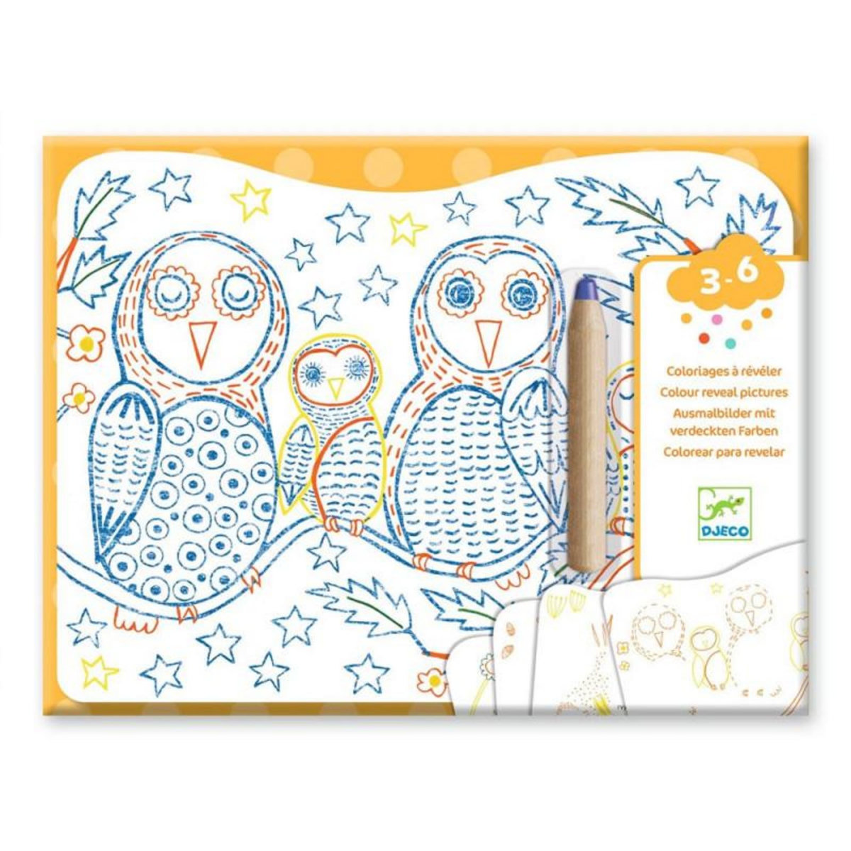 Djeco Dessin et coloriage enfant Djeco Familles des sous bois