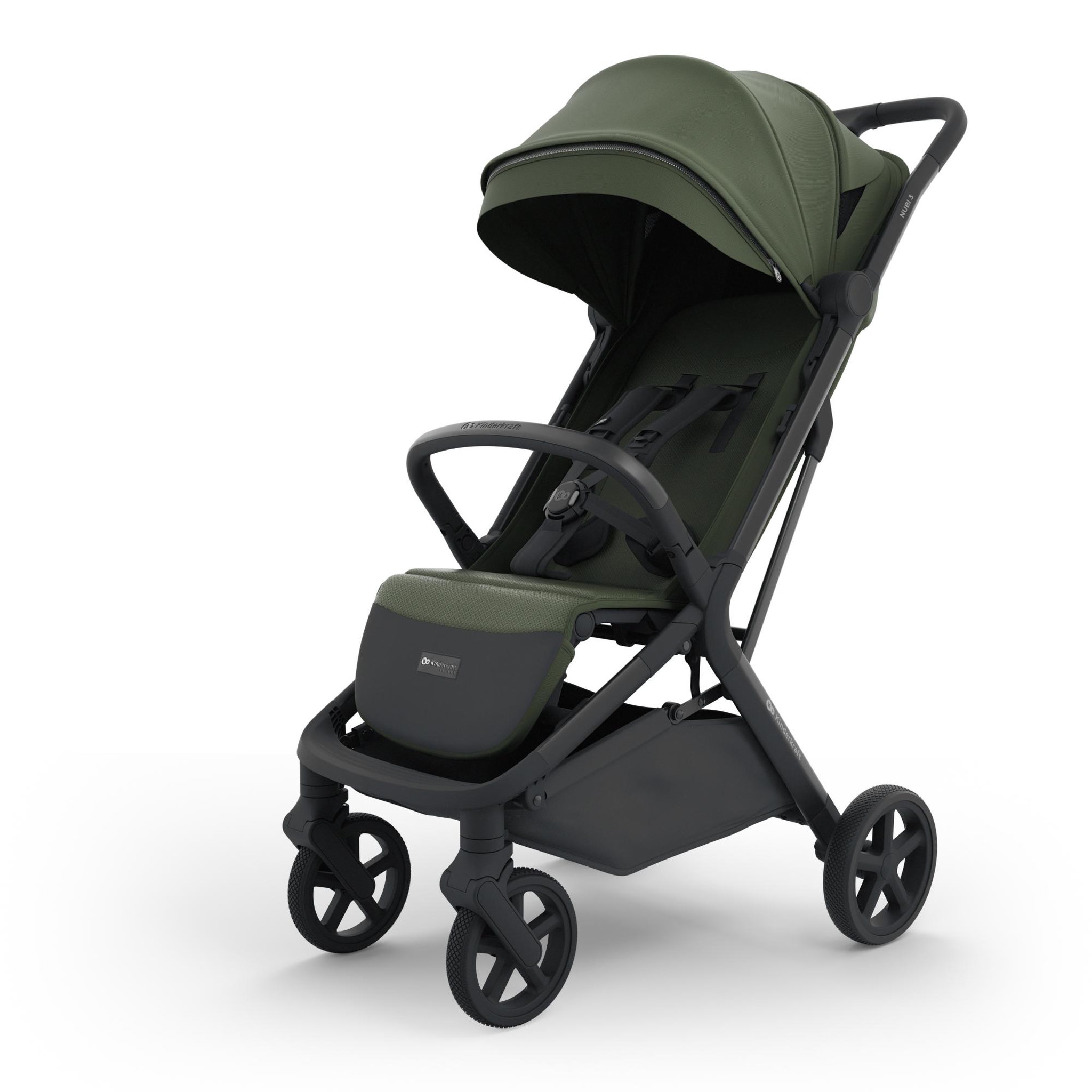Voir la diapositive 4 : KINDERKRAFT Poussette compacte autofolding avec suspension