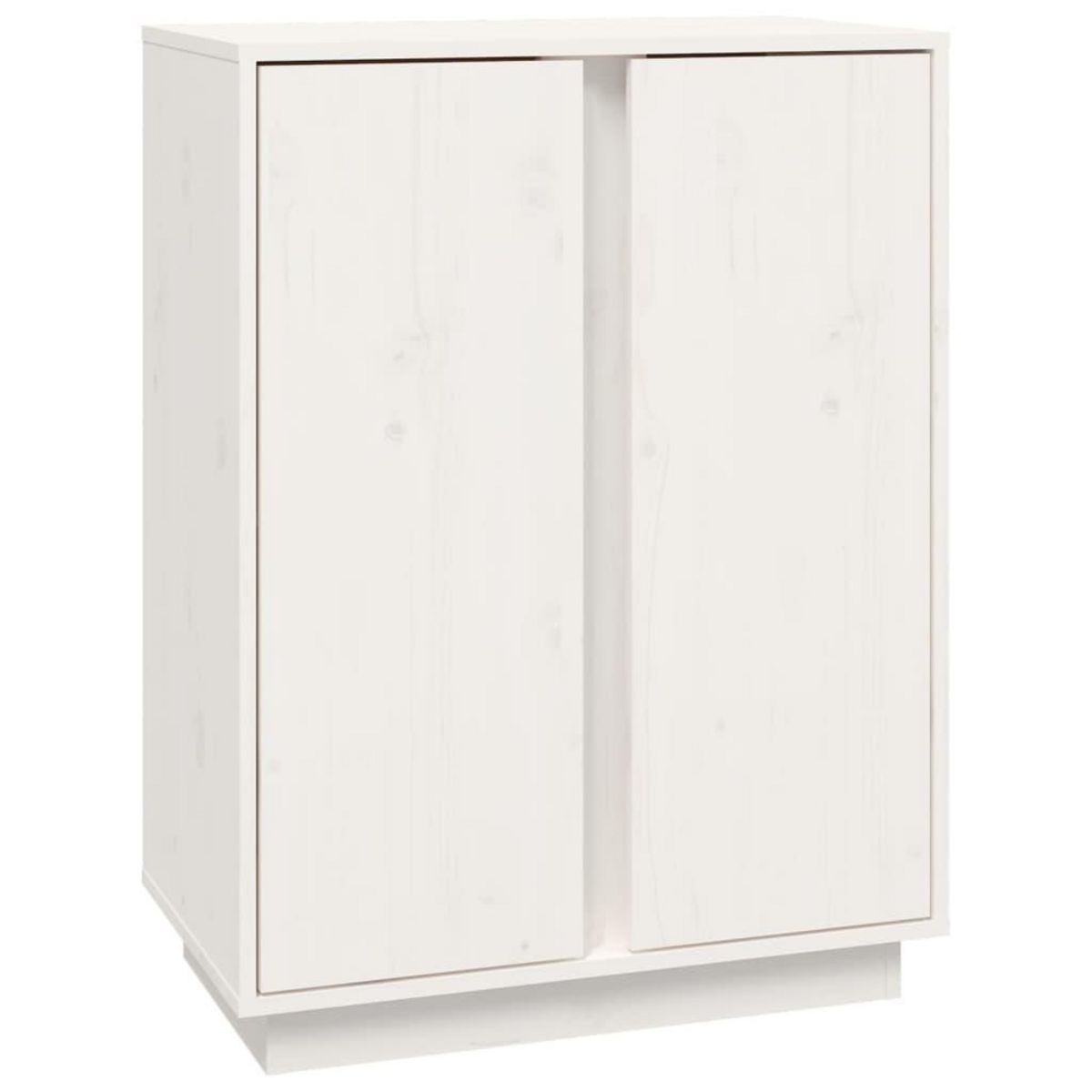 VIDAXL Buffet Blanc 60x35x80 cm Bois massif de pin