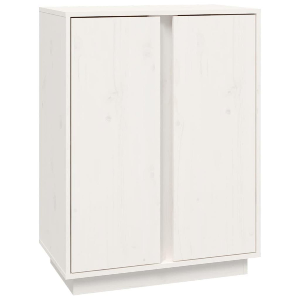 VIDAXL Buffet Blanc 60x35x80 cm Bois massif de pin