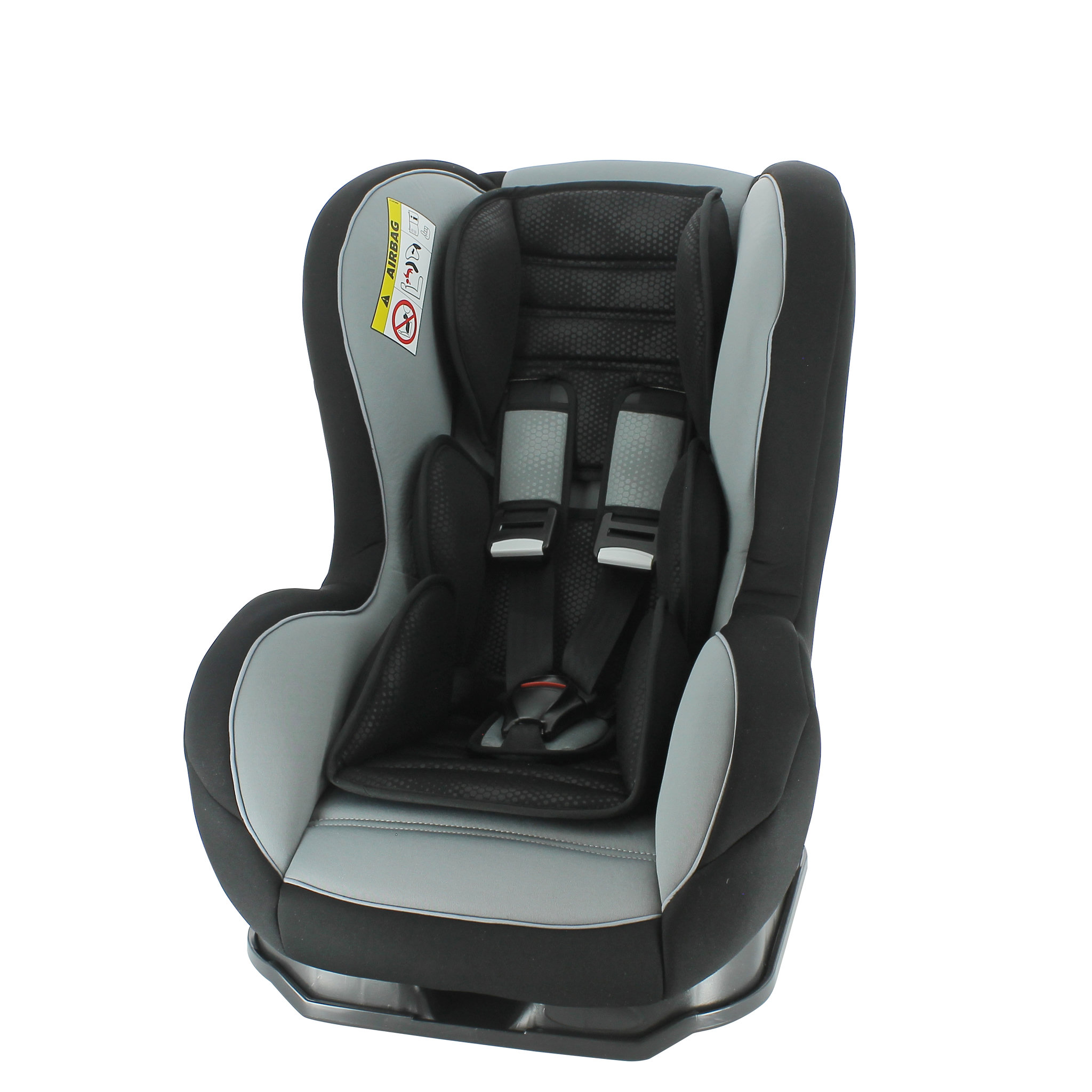 Voir la diapositive 1 : AUCHAN BABY Siège auto groupe 0/1/2 A20 gris