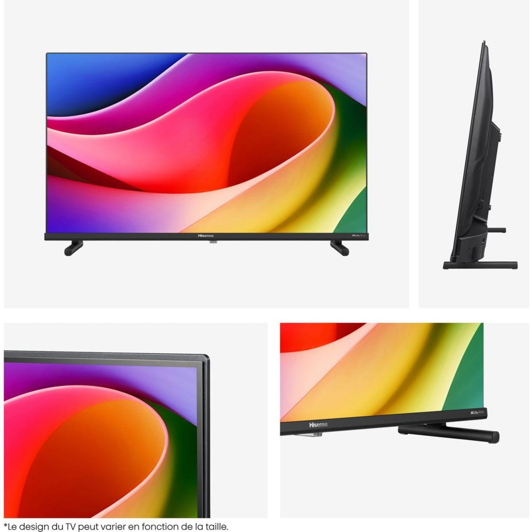 Voir la diapositive 4 : Hisense TV LED 40A5Q 2025 (100cm)