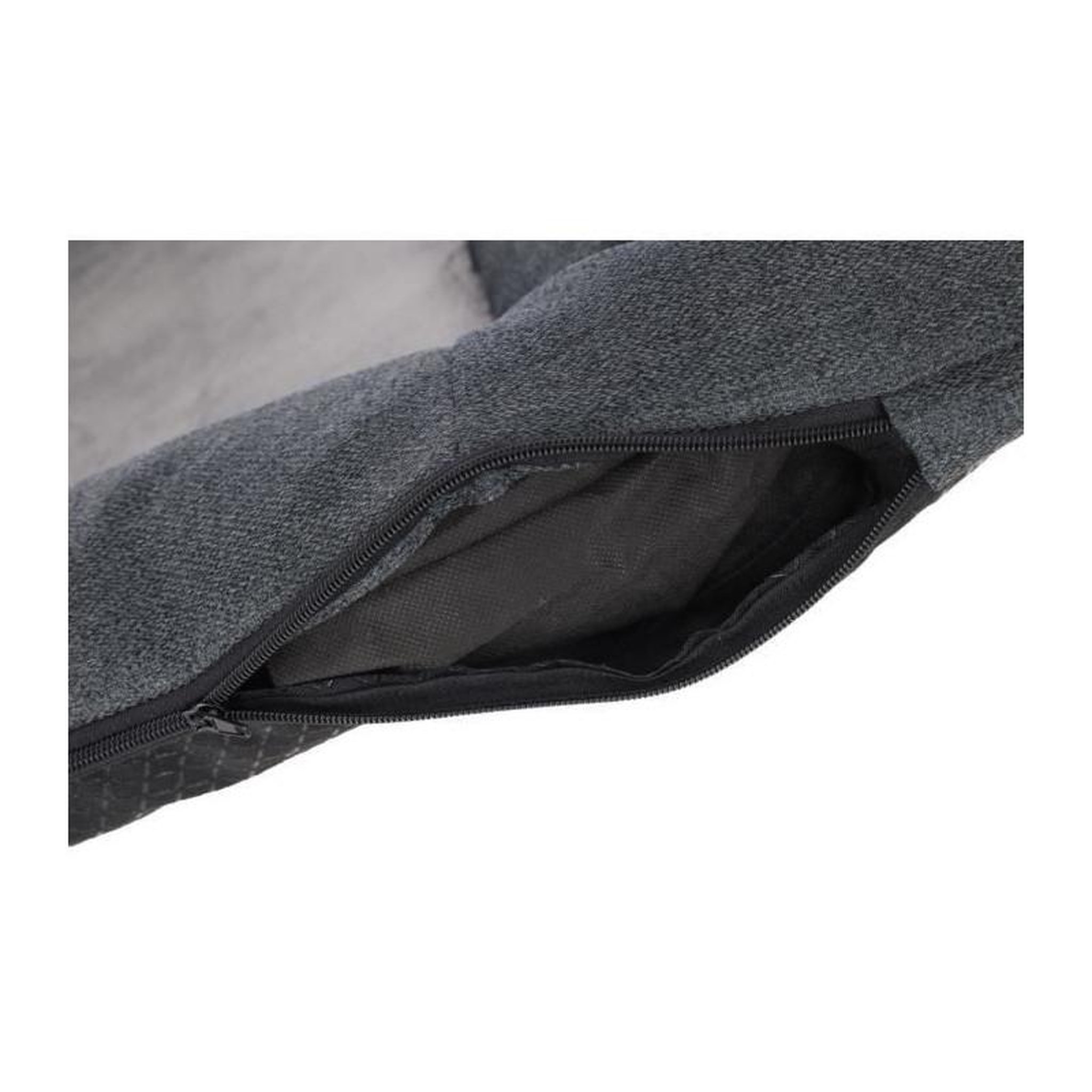 Voir la diapositive 2 : KERBL KERBL - Matelas mémoire de forme L - 80 x 55 x 9 cm - Coussin PLATIN ORTHO - Gris -