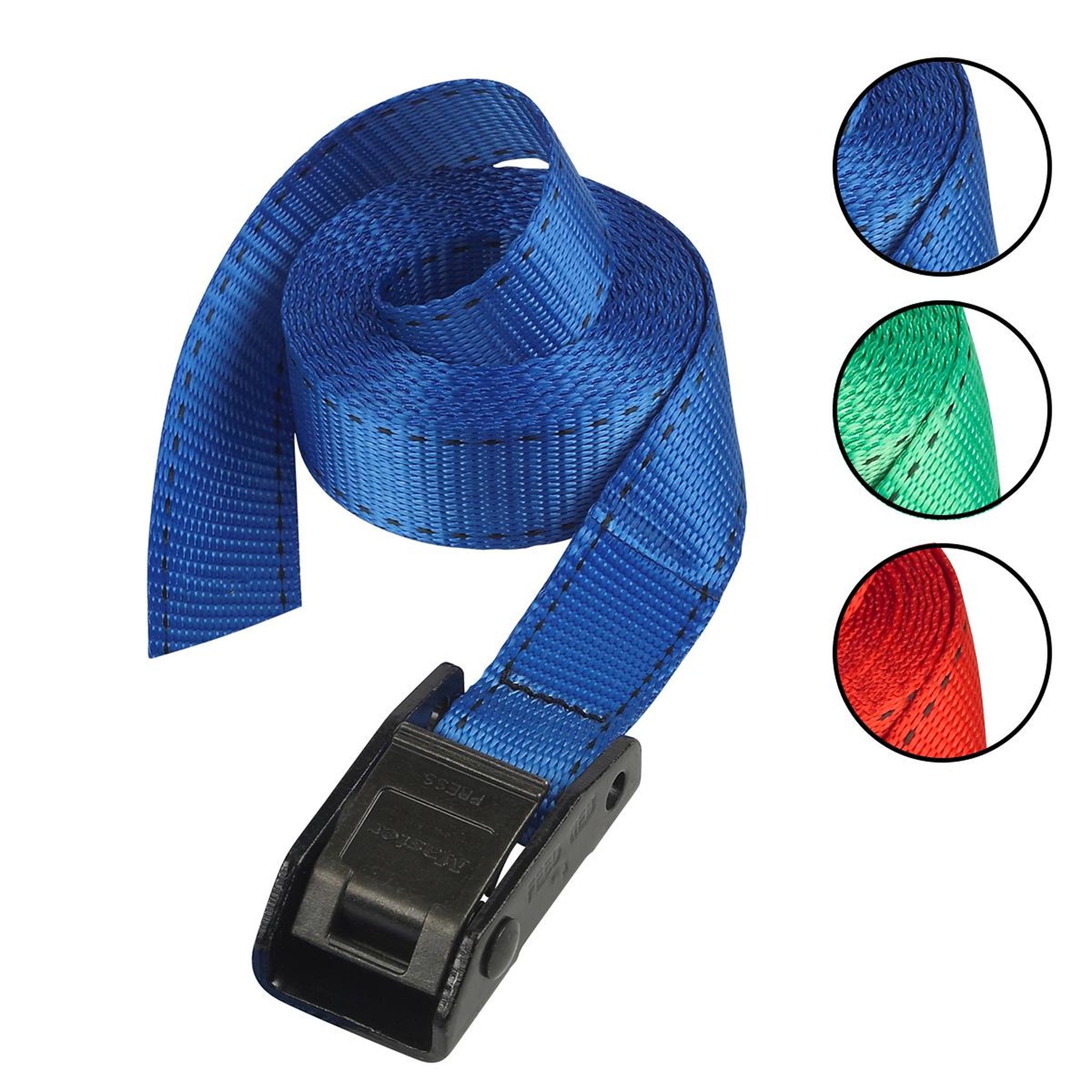 Master lock 3112eurdat sangle d'arrimage avec boucle à griffes, gris, 5m x 25mm sangle