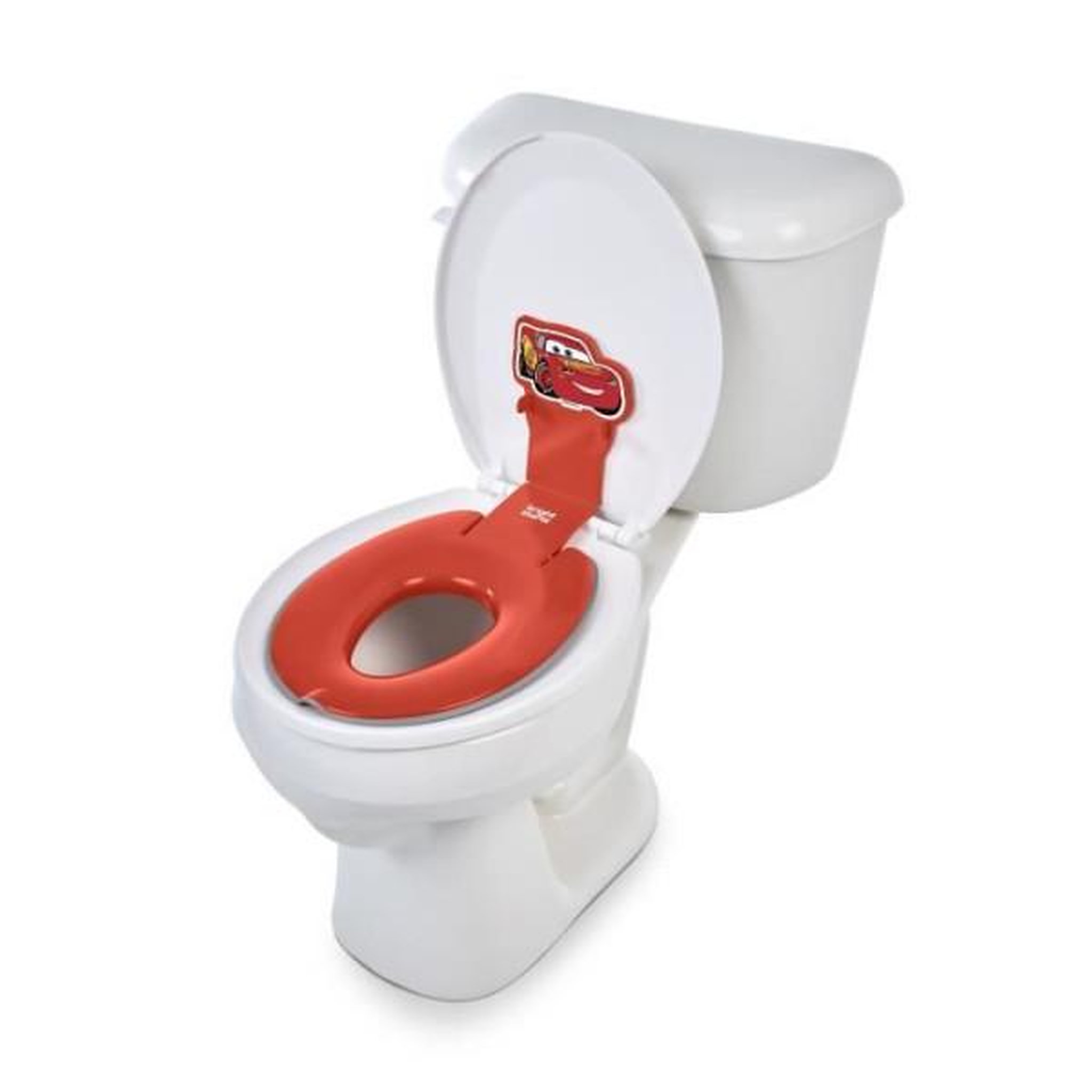 DISNEY BABY DISNEY BABY- CARS- Réducteur de lunette de toilette enfant universel adhésif?, innovant, Installation rapide, semi-permanent