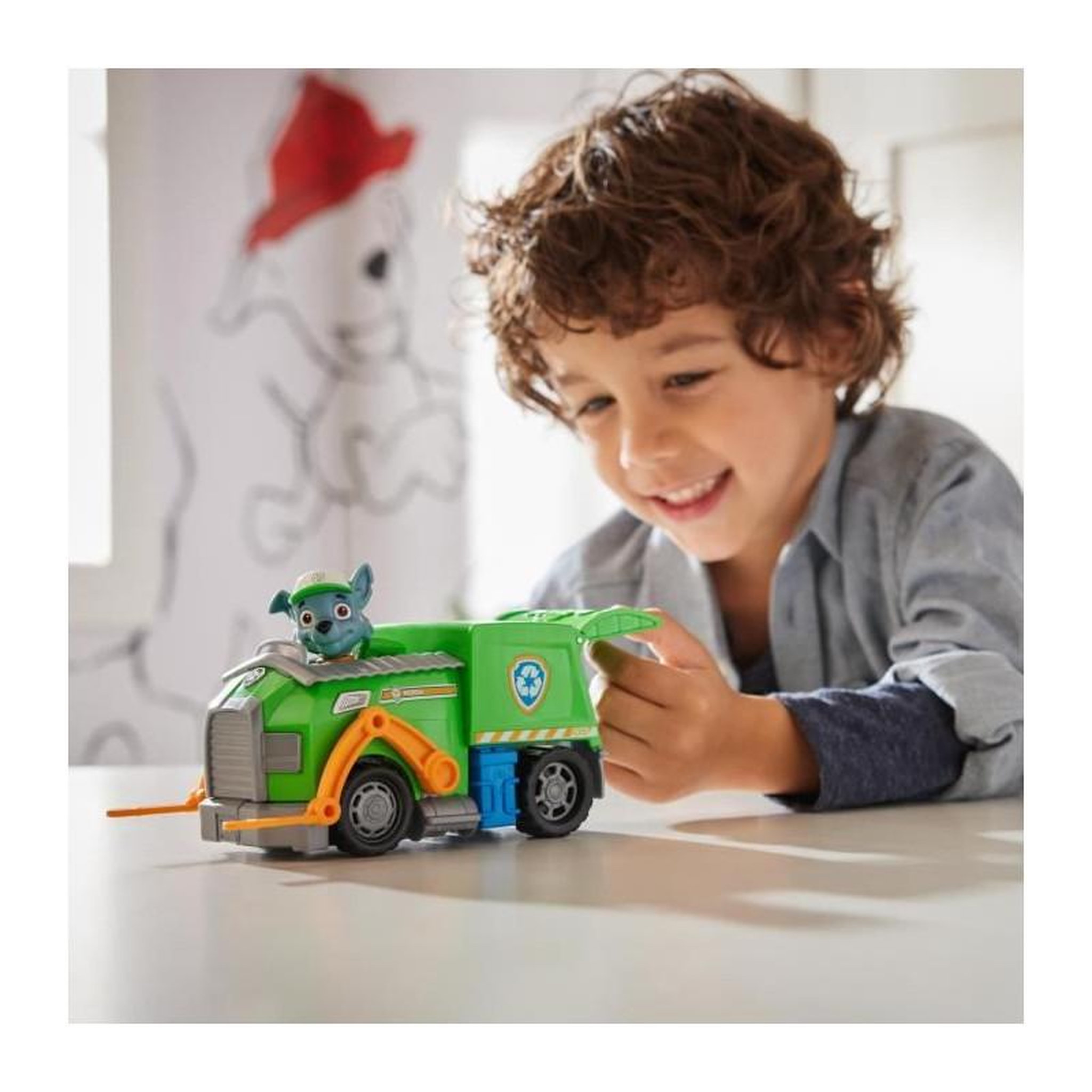 Voir la diapositive 5 : Spin Master VEHICULE + FIGURINE ROCKY La Pat' Patrouille