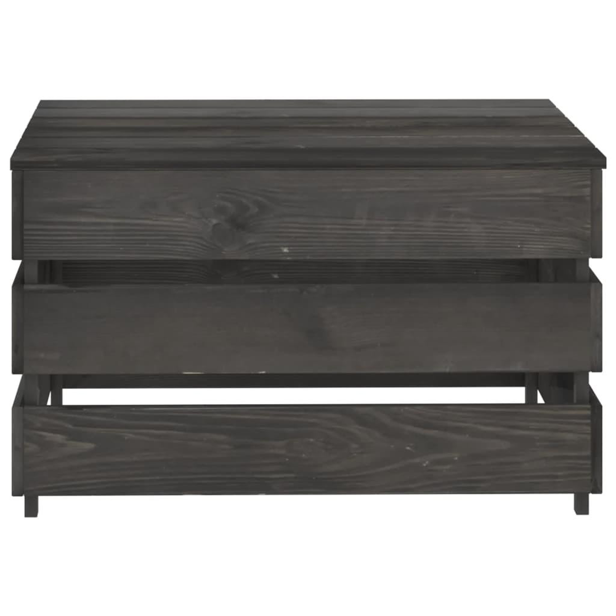 Voir la diapositive 2 : VIDAXL Table palette de jardin Bois de pin impregne