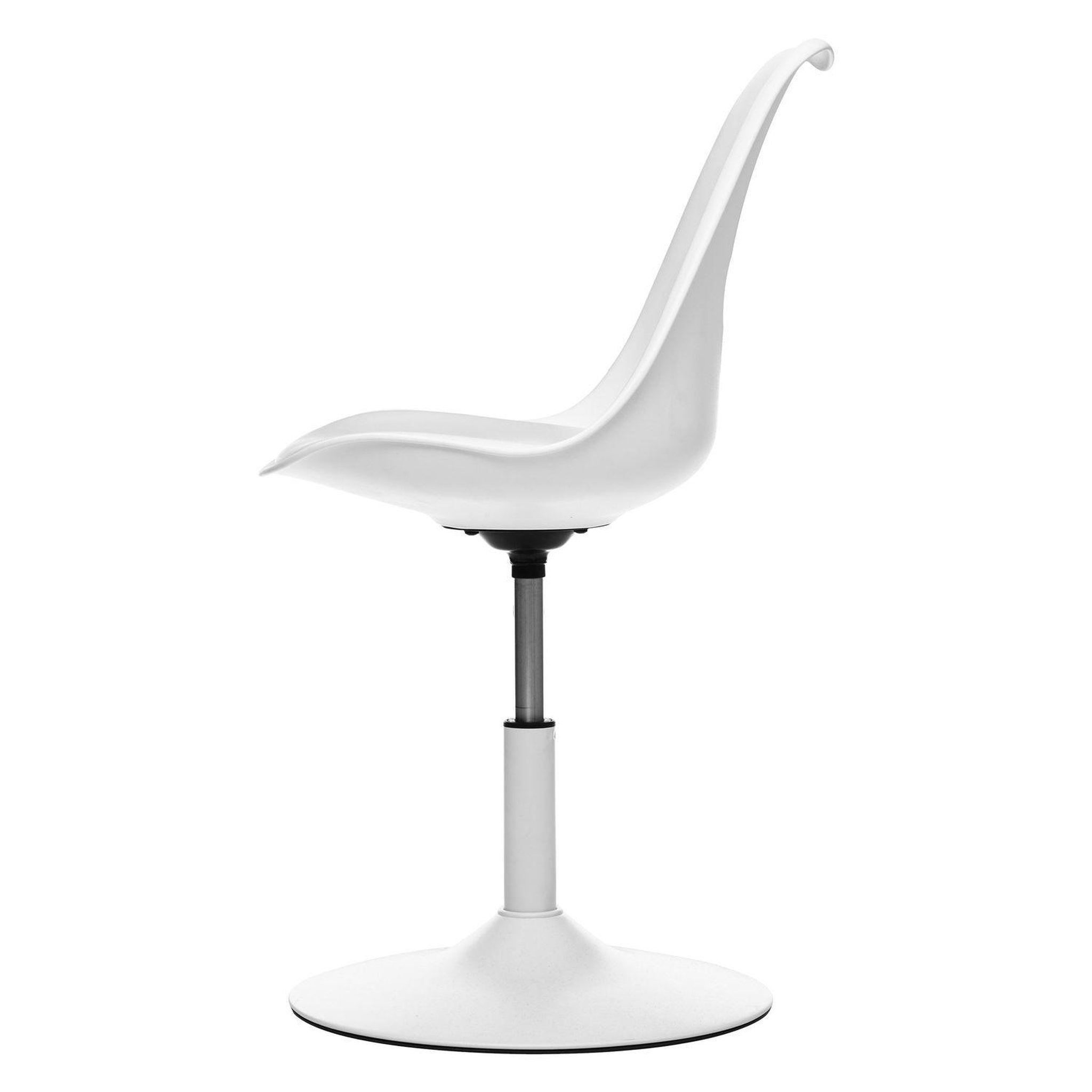 Voir la diapositive 3 : TOILINUX Lot de 2 chaises ajustables en hauteur en polypropylène avec coussin