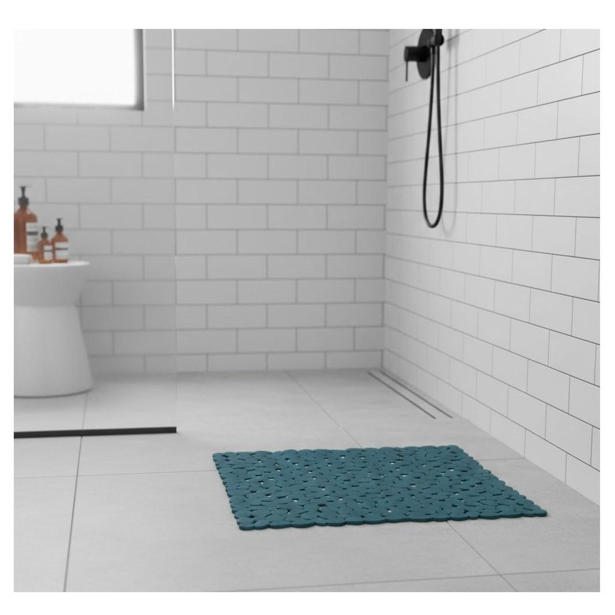 Voir la diapositive 2 : Eden Tapis fond de douche collection galet