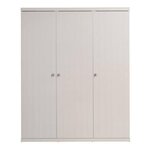 Paris Prix Armoire 3 Portes  Robin  204cm Blanc