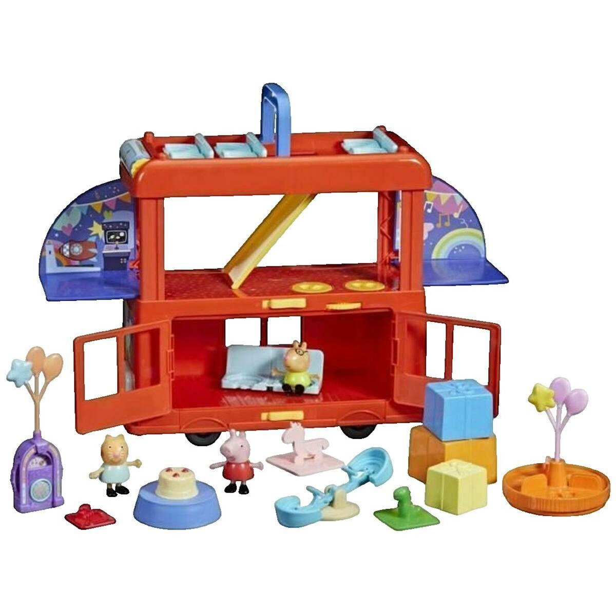 HASBRO Figurine Hasbro Coffret Bus en fête 2 en 1