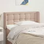 VIDAXL Tete de lit avec oreilles Cappuccino 93x16x78/88 cm Similicuir
