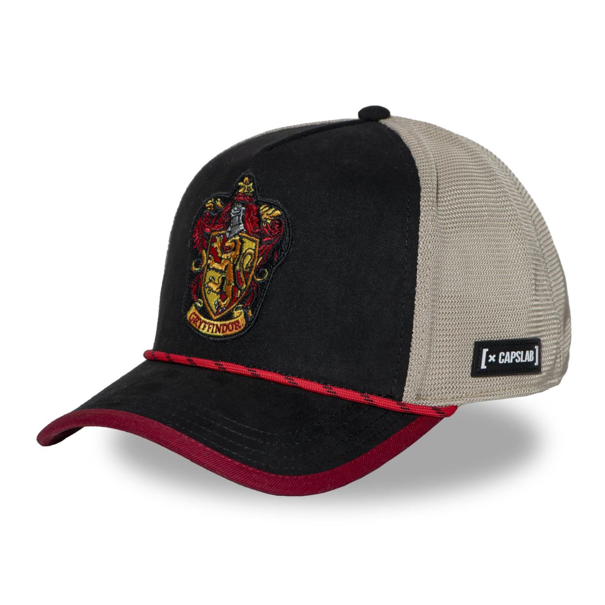 CAPSLAB Casquette prenium semi curved Gryffondor. Coloris disponibles : Noir