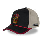 CAPSLAB Casquette prenium semi curved Gryffondor. Coloris disponibles : Noir