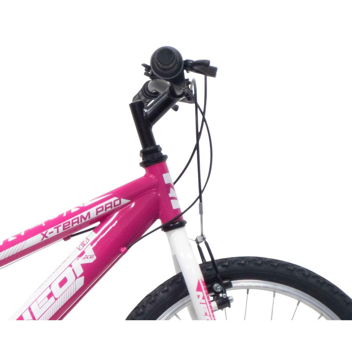 Vélo enfant - VTT 20  Fille - Cadre et fourche rigide en acier - 6 vitesses - Poignée tournante - Freins V-Brake & Jantes en aluminium