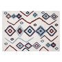 Voir la diapositive 1 : ATMOSPHERA Tapis Déco Imprimé  Berbère  60x110cm Ivoire & Bleu