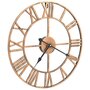 Voir la diapositive 3 : VIDAXL Horloge murale Metal 40 cm Dore