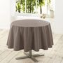 Voir la diapositive 1 : Paris Prix Nappe Ronde Antitache  Essentiel  180cm Taupe