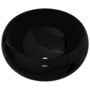Voir la diapositive 2 : VIDAXL Lavabo rond Ceramique Noir 40 x 15 cm