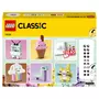 LEGO Classic 11028 - L&rsquo;amusement créatif pastel,  Jouets Briques pour Filles et Garçons Dès 5 Ans : Crème Glacée, Dinosaure, Chat et Plus