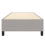 Voir la diapositive 5 : VIDAXL Cadre de lit sans matelas gris clair 80x200 cm tissu