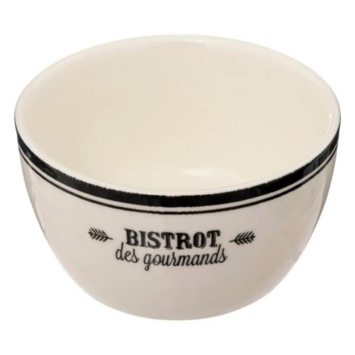 SECRET DE GOURMET Service Apéritif 5 Pièces  Bistrot  22cm Blanc