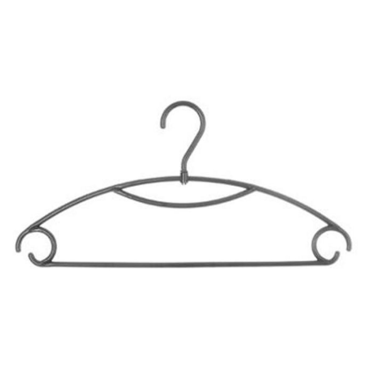 FIVE Lot de 10 Cintres  Pivotants  41cm Gris