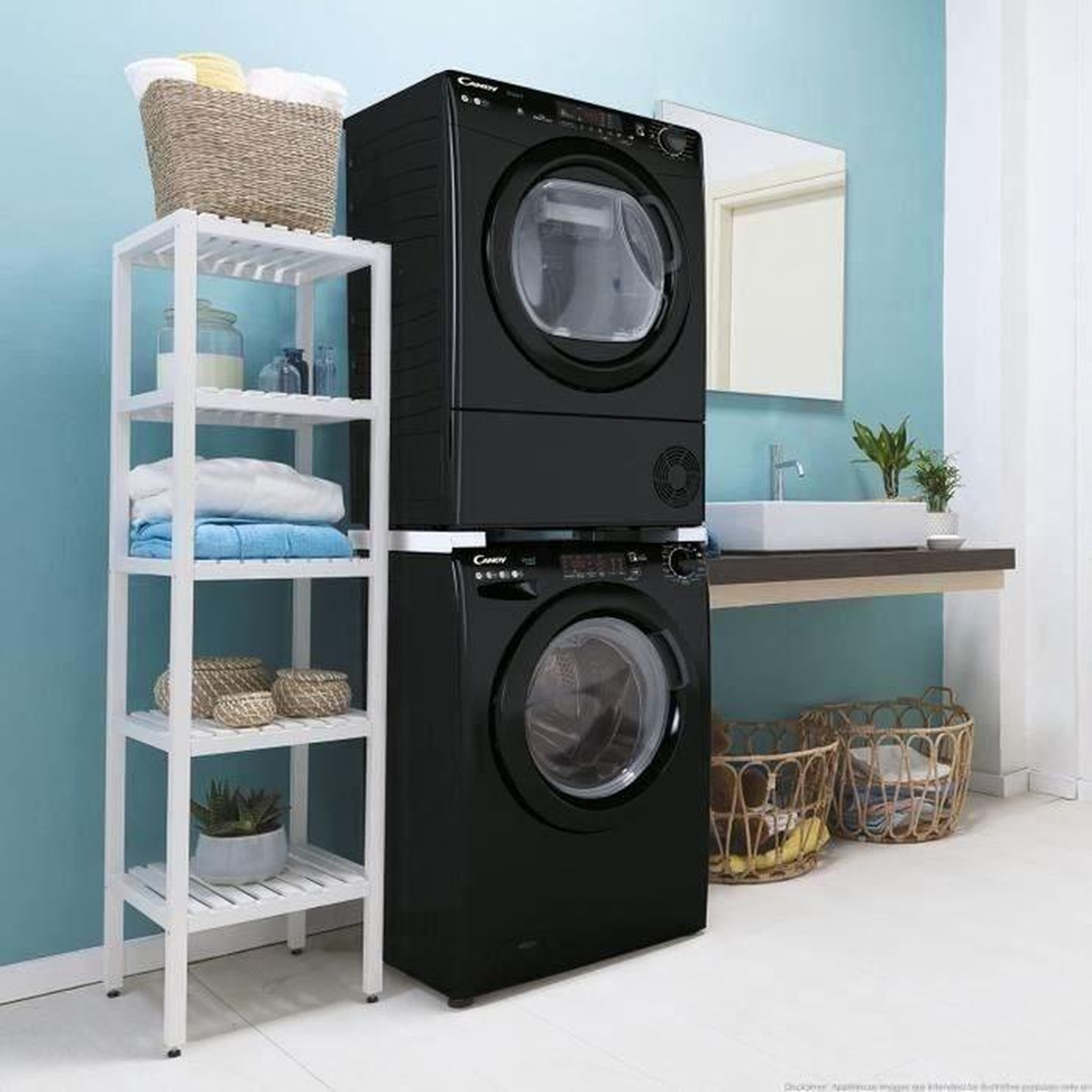Voir la diapositive 5 : Candy Sèche-linge pompe à chaleur 10kg 55cm – Candy CAN8059019041537