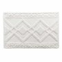Voir la diapositive 1 : Paris Prix Tapis de Bain Jacquard  Gladis  50x80cm Blanc