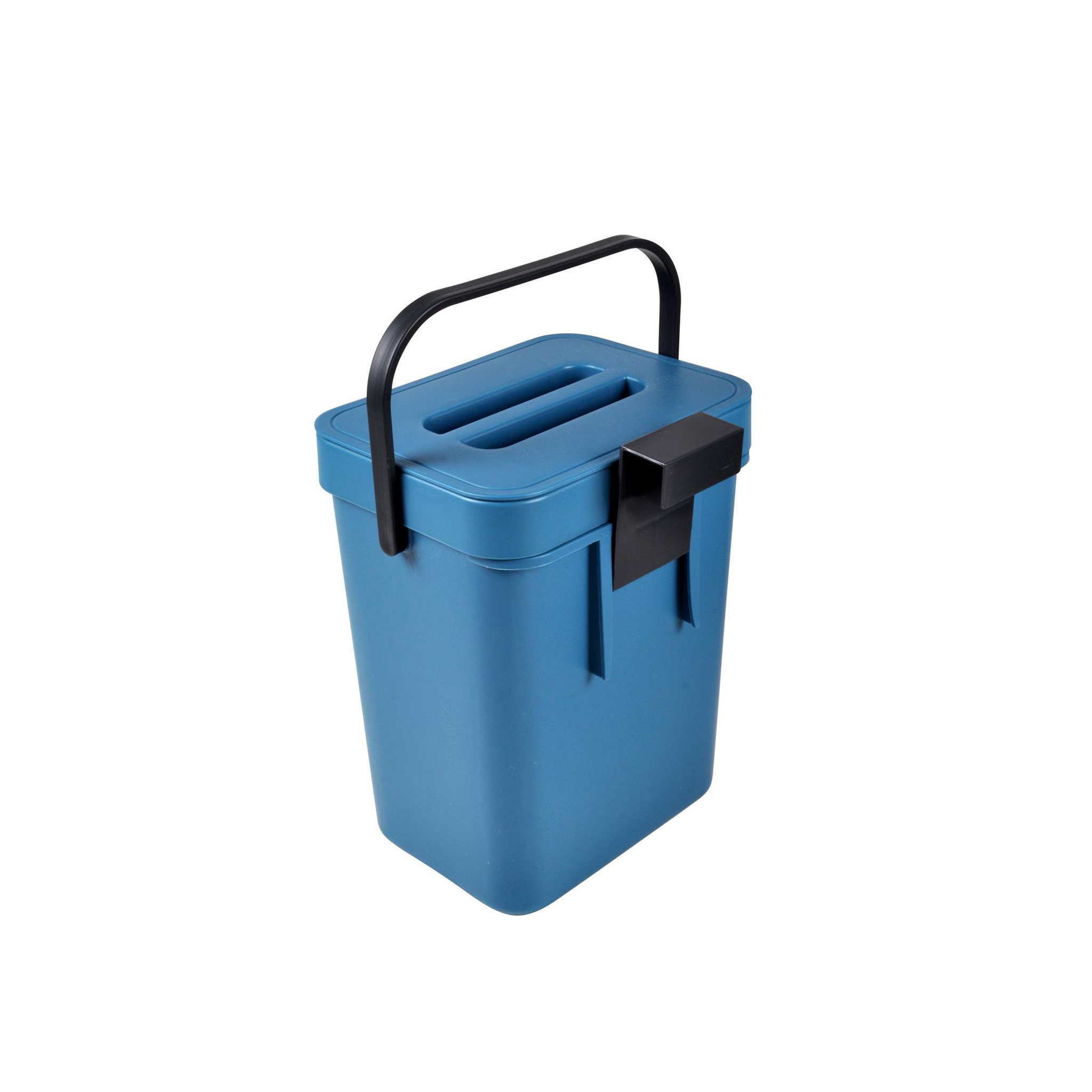 Voir la diapositive 2 : Eden Poubelle compost de cuisine 3L accrochable 16 x 12 x 20 cm bleu