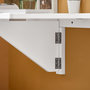 Voir la diapositive 6 : SOBUY SoBuy - Table murale extensible pliante - Minimaliste - FWT03