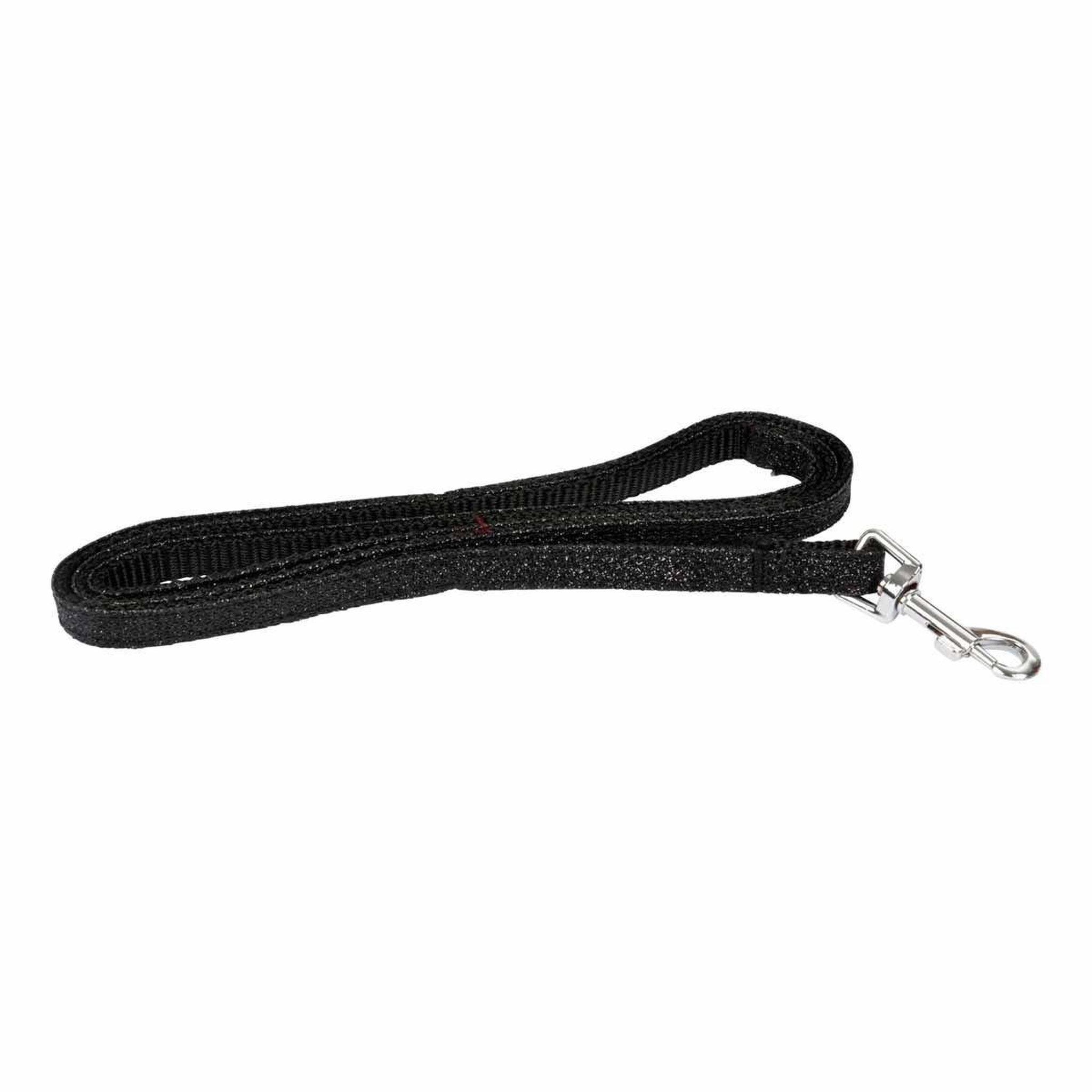 Voir la diapositive 2 : LOVE STORY Laisse pour Chat  Glitter  100cm Noir