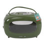 Voir la diapositive 2 : M PETS Caisse de transport - M PETS - SIXTIES Classic - Poignée - Bandouliere - Ouverture latérale - 5 kg max - Vert