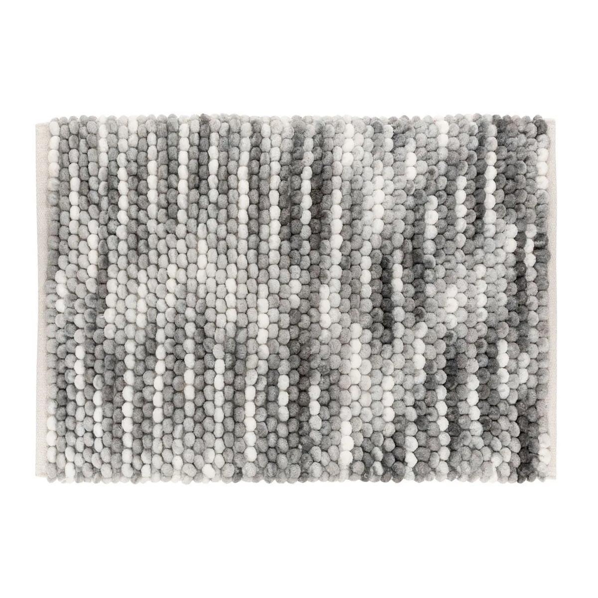 FIVE Tapis de bain en coton  dégradé  50x75cm gris