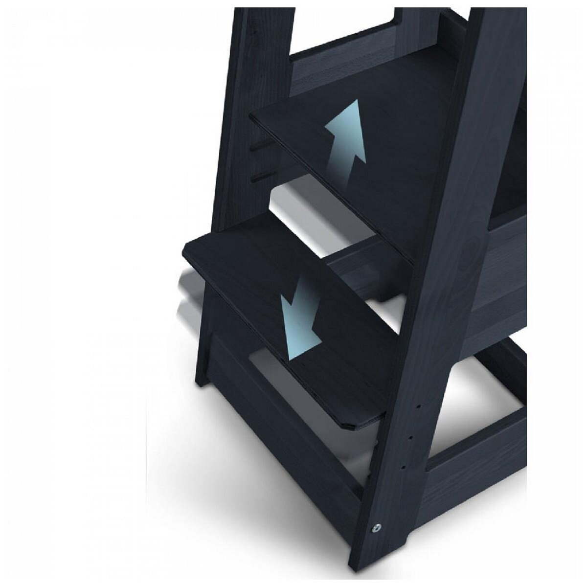 TISSI Tour d'apprentissage Felix en hetre massif gris