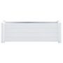 Voir la diapositive 3 : VIDAXL Lit sureleve de jardin PP Blanc 100x43x35 cm