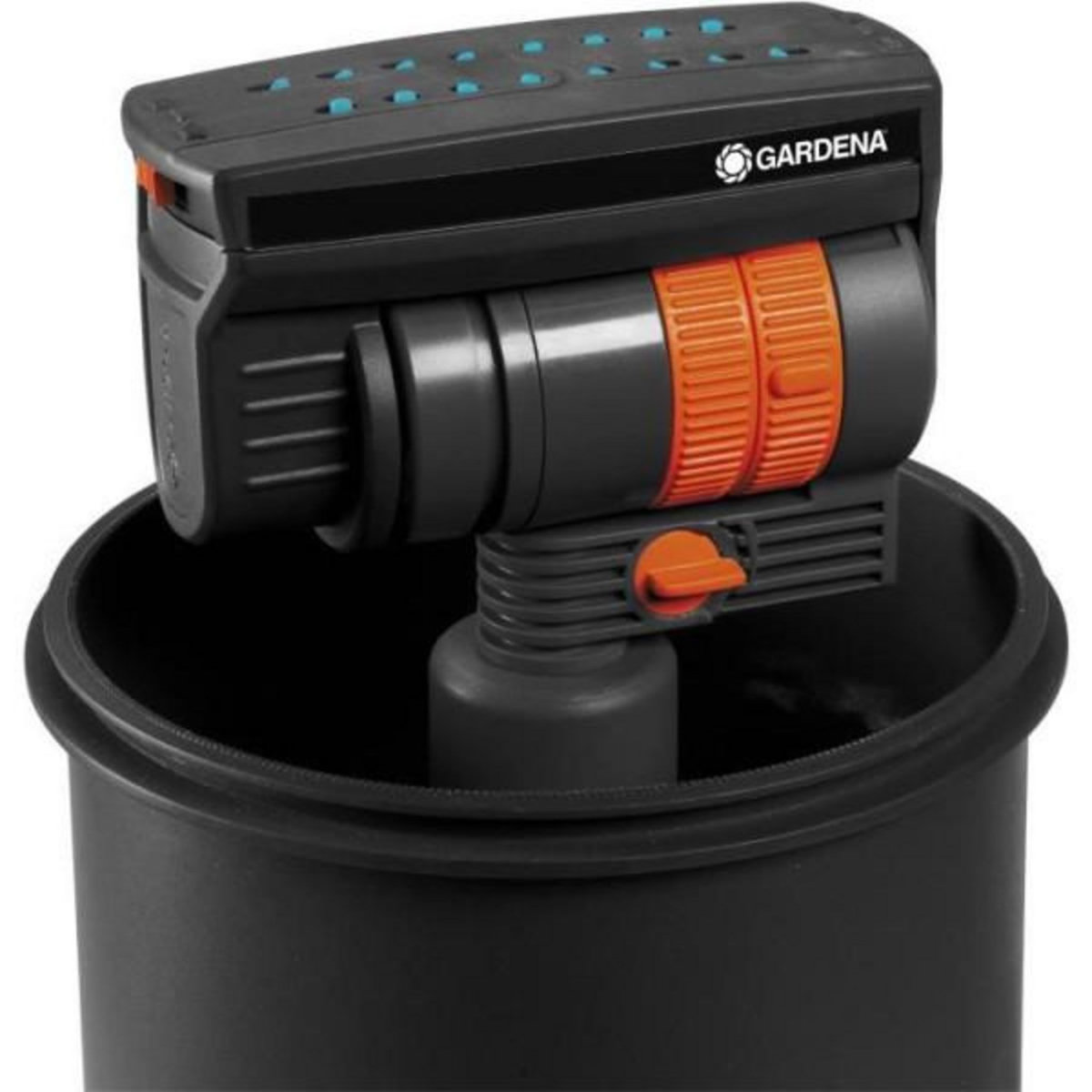 Gardena Arroseur Kit arroseur oscillant escamotable OS140 - GARDENA - Surface 140m² - Portée 15m max - Arrosage rectangulaire