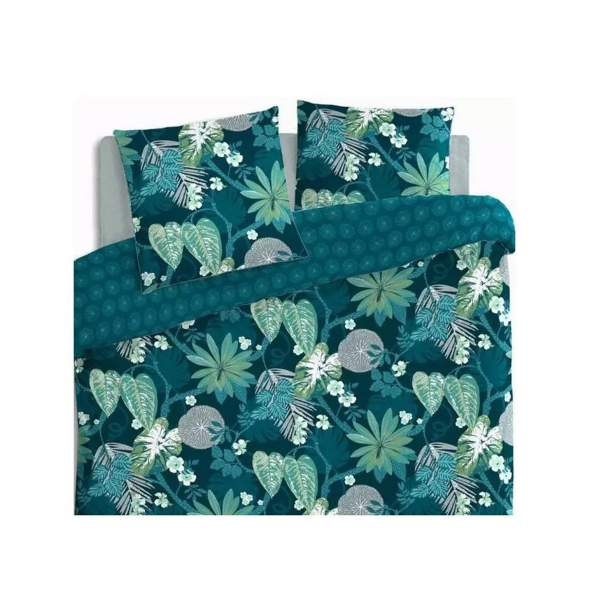 ATMOSPHERA Housse de couette 240x220 Gembur + 2 taies coton percale 80 fils
